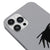 iPhone 12 Pro Look Mom Fly Telefon Kılıfı - Renkli Silikon - Gri