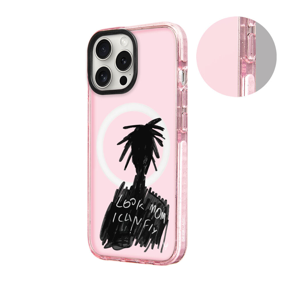 MagsafeliArtycaseSimliPembe