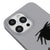 iPhone 15 Pro Look Mom Fly Telefon Kılıfı - Renkli Silikon - Gri