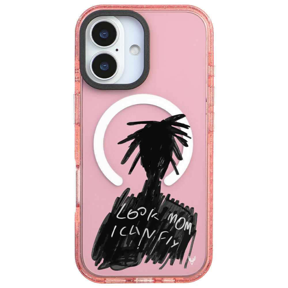 MagsafeliArtycaseSimliPembe