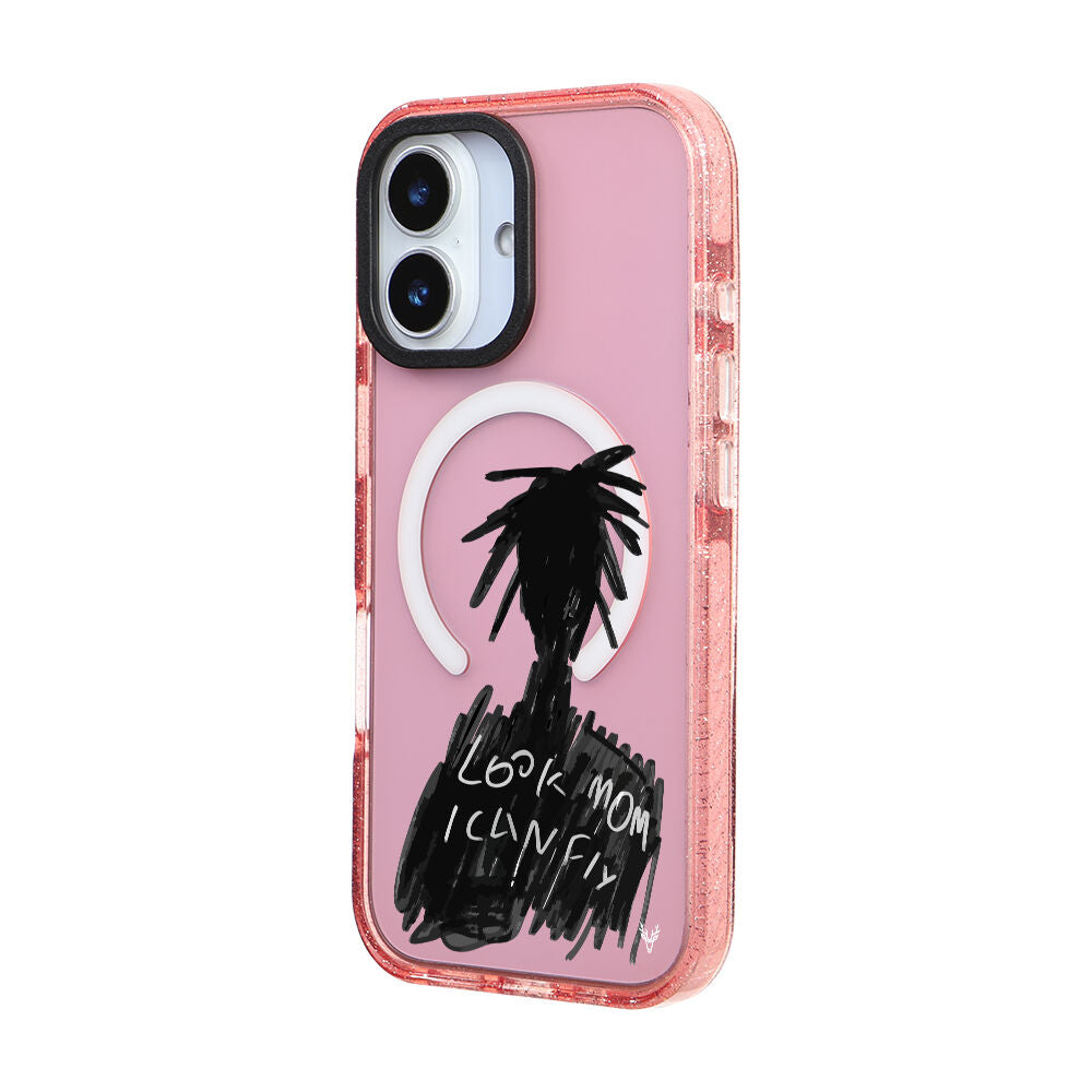 MagsafeliArtycaseSimliPembe