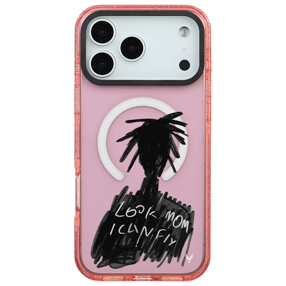 MagsafeliArtycaseSimliPembe