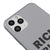 iPhone 11 Pro Max Rich Rich Rich Telefon Kılıfı - Renkli Silikon - Gri