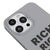 iPhone 13 Pro Rich Rich Rich Telefon Kılıfı - Renkli Silikon - Gri