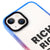 iPhone 14 Plus Rich Rich Rich Telefon Kılıfı - Artycase - Mavi Kırmızı