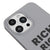 iPhone 15 Pro Rich Rich Rich Telefon Kılıfı - Renkli Silikon - Gri