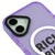 iPhone 16 Plus Rich Rich Rich Telefon Kılıfı - Magsafeli Artycase - Simli Mor