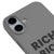 iPhone 16 Plus Rich Rich Rich Telefon Kılıfı - Renkli Silikon - Gri