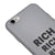 iPhone 6S Plus Rich Rich Rich Telefon Kılıfı - Renkli Silikon - Gri