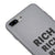 iPhone 8 Plus Rich Rich Rich Telefon Kılıfı - Renkli Silikon - Gri