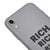 iPhone XR Rich Rich Rich Telefon Kılıfı - Renkli Silikon - Gri