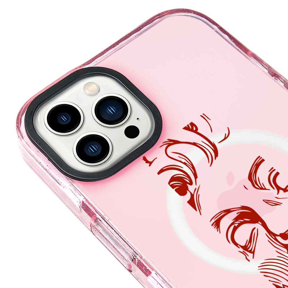 MagsafeliArtycaseSimliPembe