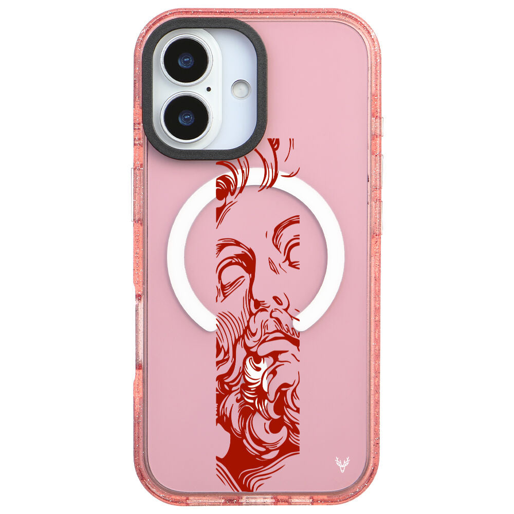 MagsafeliArtycaseSimliPembe