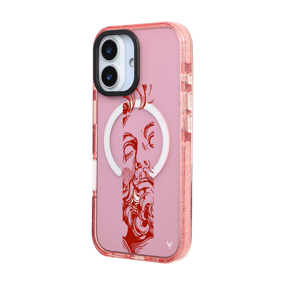 MagsafeliArtycaseSimliPembe