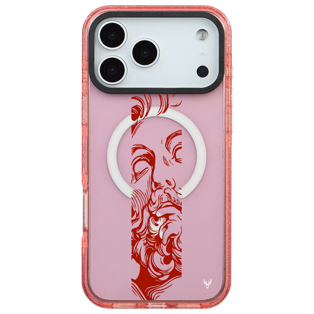 MagsafeliArtycaseSimliPembe