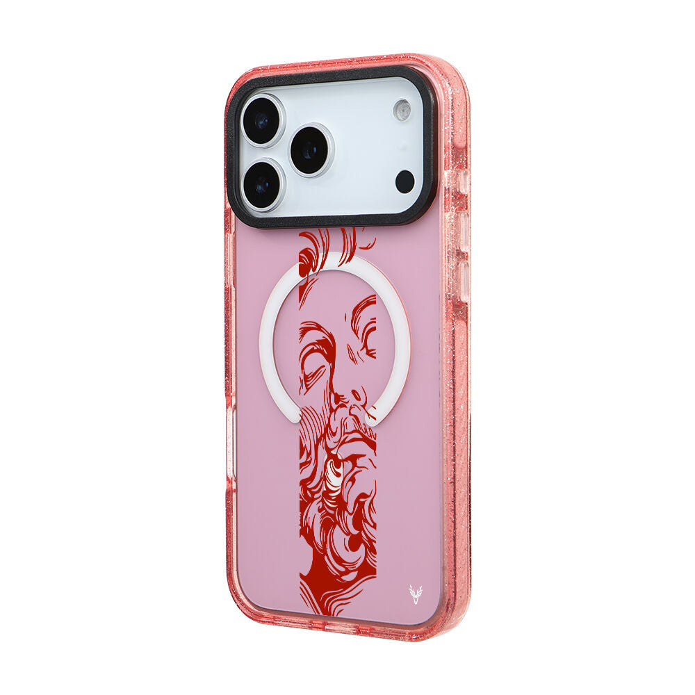 MagsafeliArtycaseSimliPembe