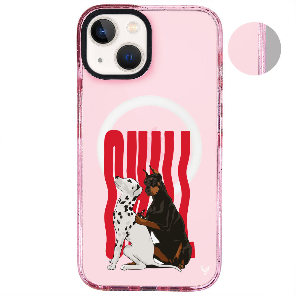 MagsafeliArtycaseSimliPembe