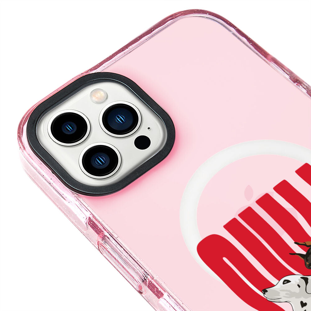 MagsafeliArtycaseSimliPembe