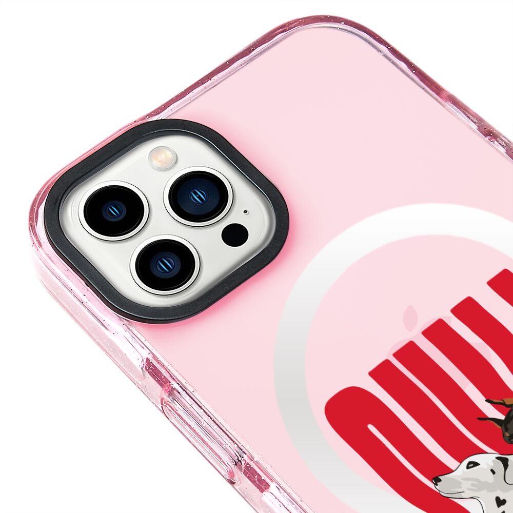 MagsafeliArtycaseSimliPembe