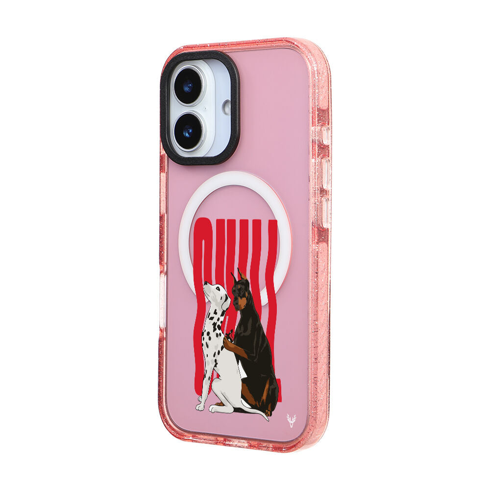 MagsafeliArtycaseSimliPembe