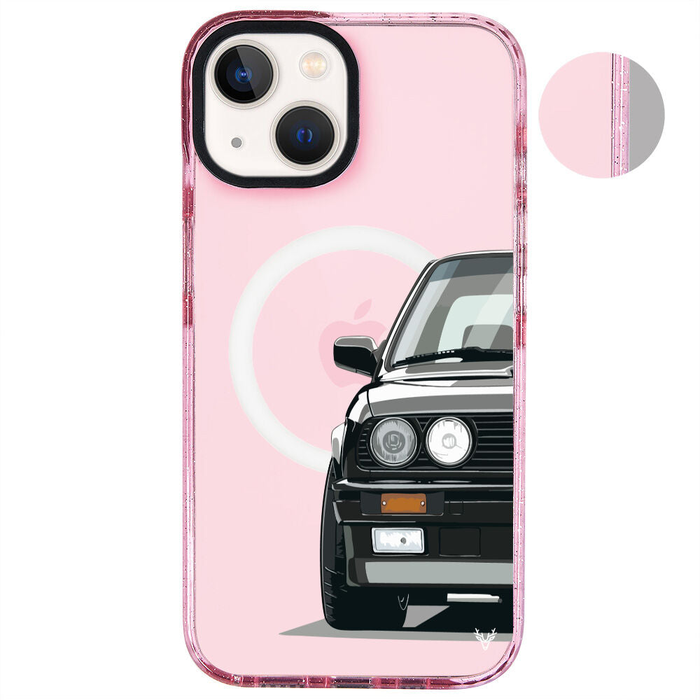 MagsafeliArtycaseSimliPembe
