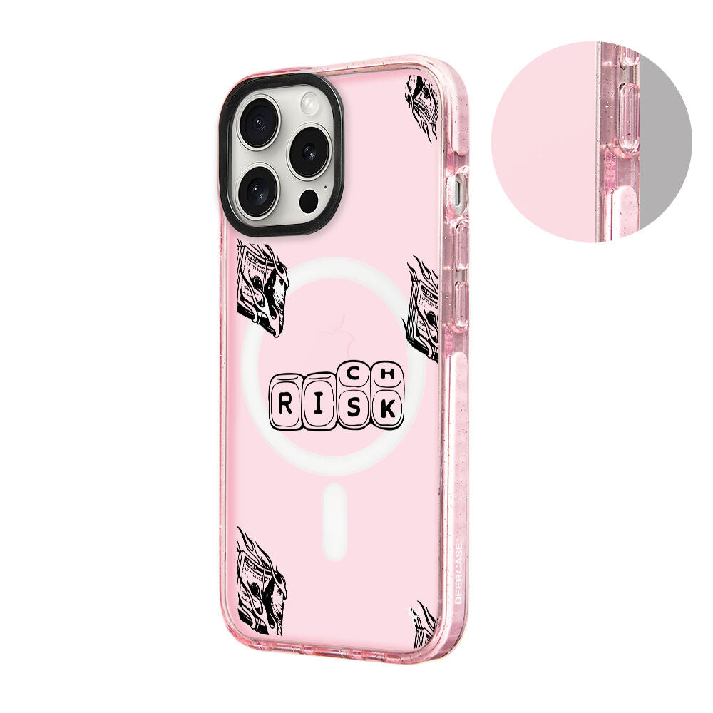 MagsafeliArtycaseSimliPembe