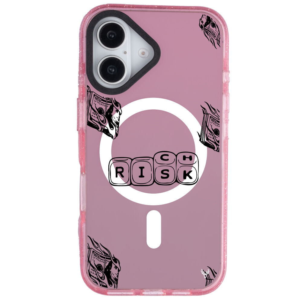 MagsafeliArtycaseSimliPembe