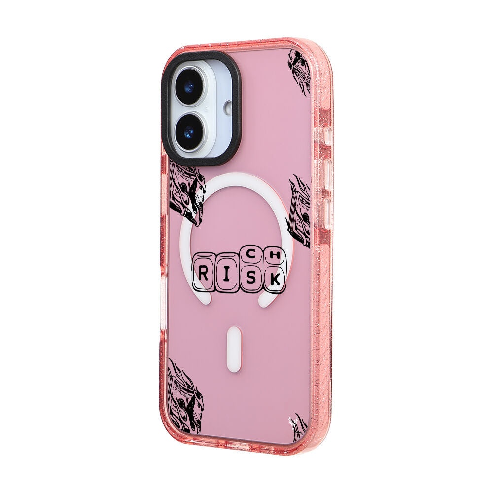 MagsafeliArtycaseSimliPembe