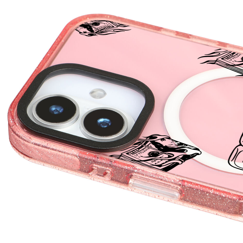 MagsafeliArtycaseSimliPembe