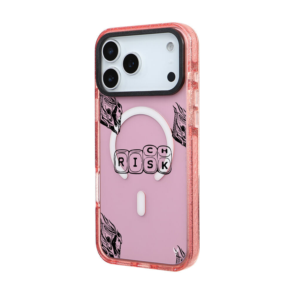 MagsafeliArtycaseSimliPembe