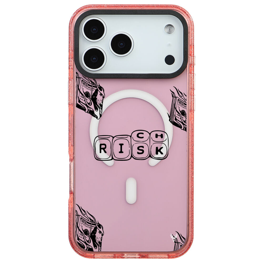 MagsafeliArtycaseSimliPembe