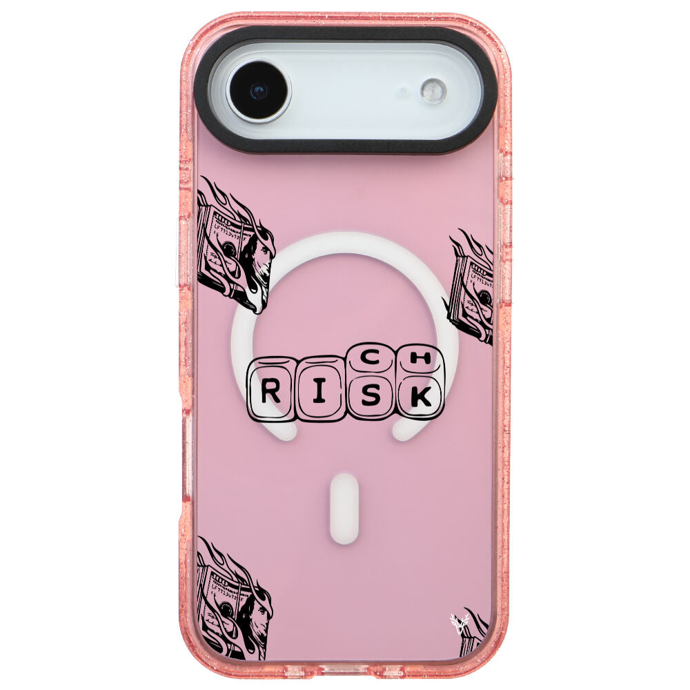 MagsafeliArtycaseSimliPembe