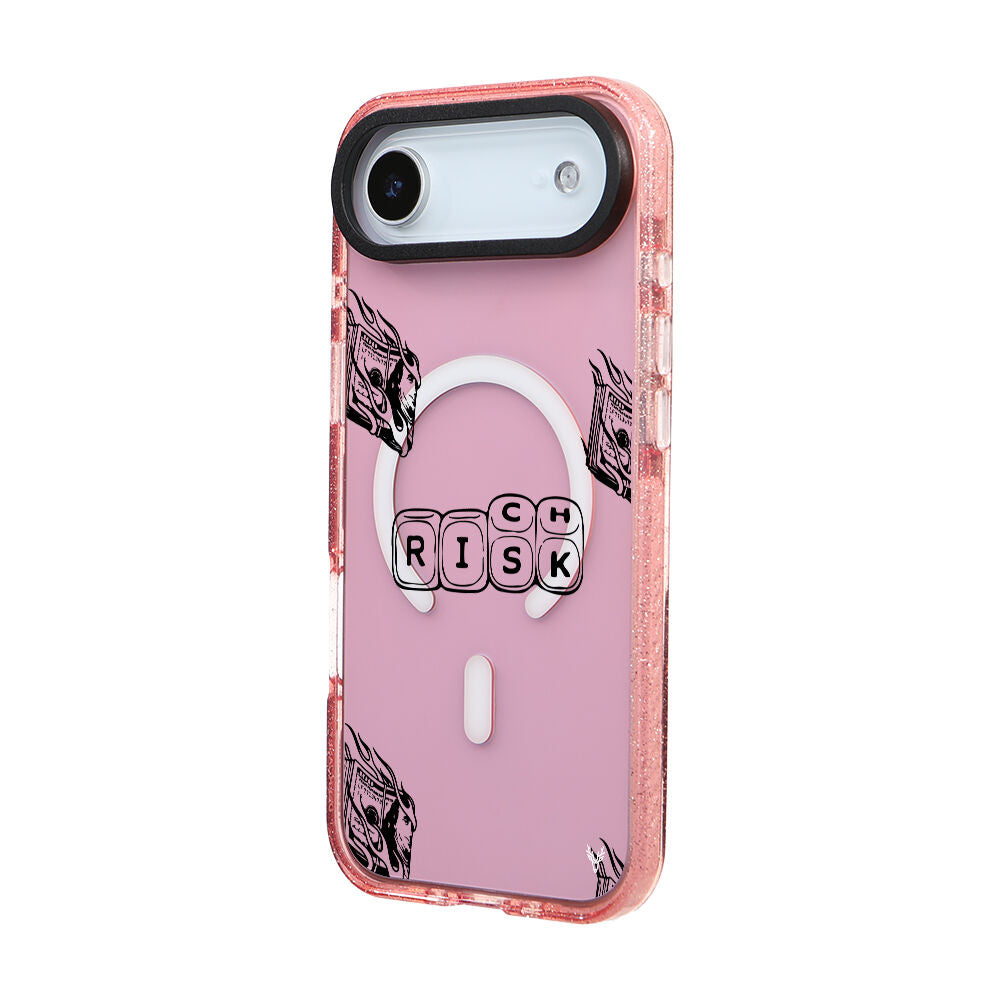 MagsafeliArtycaseSimliPembe