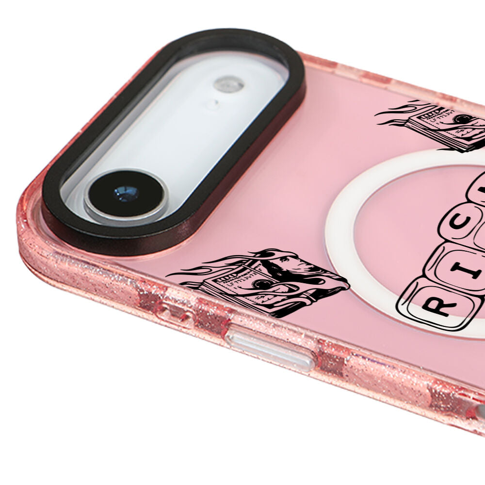 MagsafeliArtycaseSimliPembe