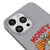 iPhone 14 Pro Max Money Maker Telefon Kılıfı - Renkli Silikon - Gri