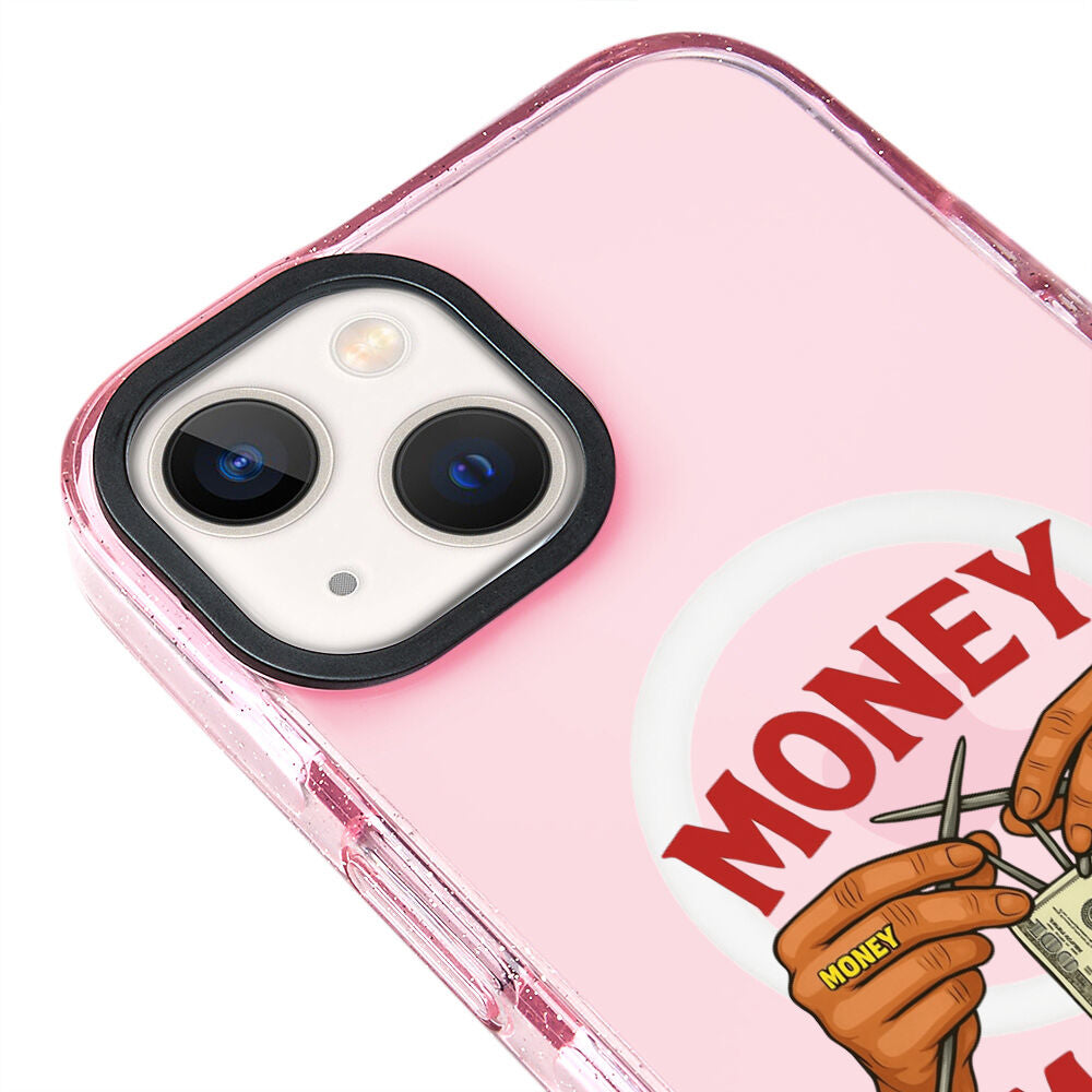 MagsafeliArtycaseSimliPembe