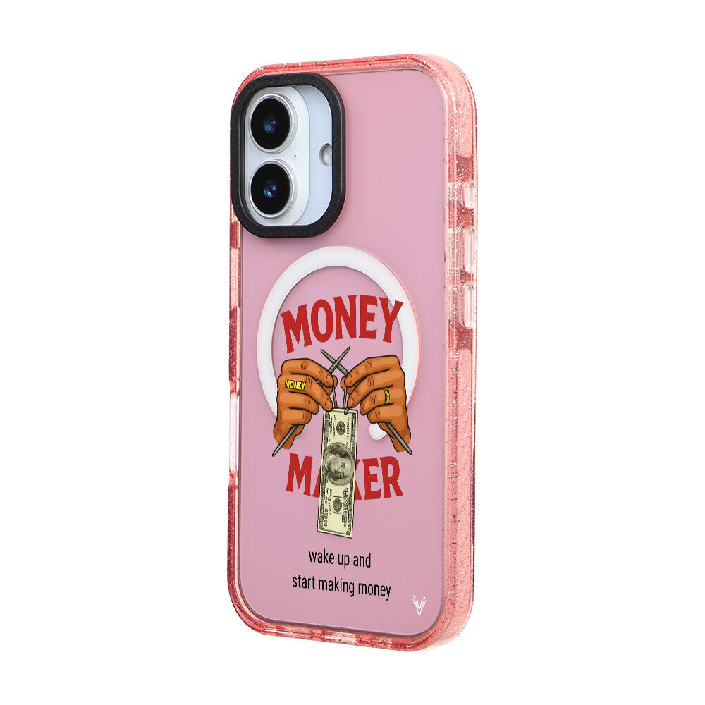 MagsafeliArtycaseSimliPembe