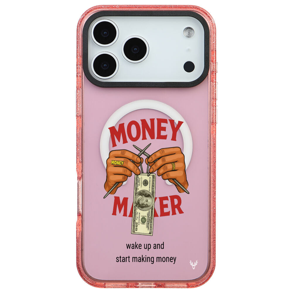 MagsafeliArtycaseSimliPembe