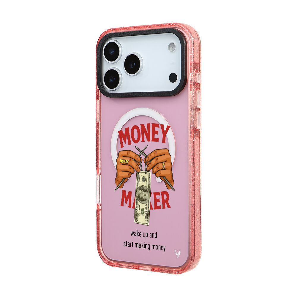 MagsafeliArtycaseSimliPembe