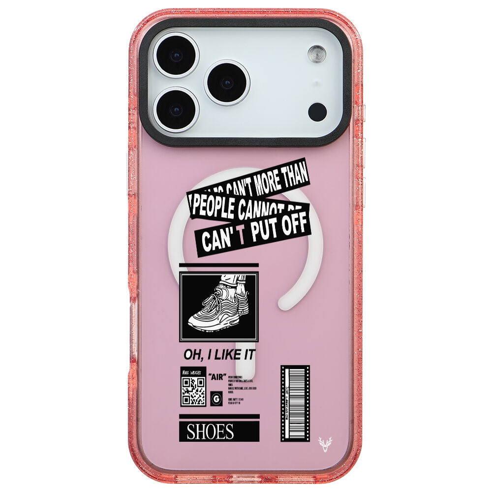 MagsafeliArtycaseSimliPembe