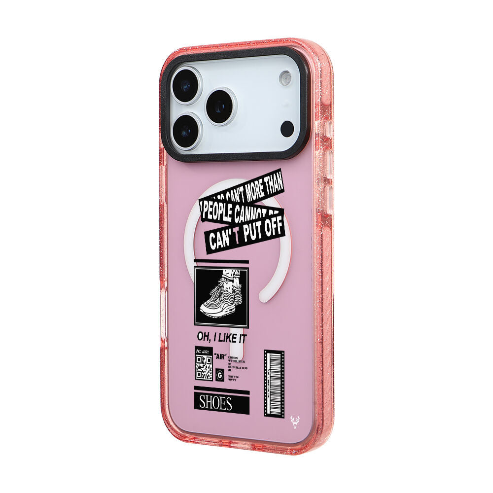 MagsafeliArtycaseSimliPembe