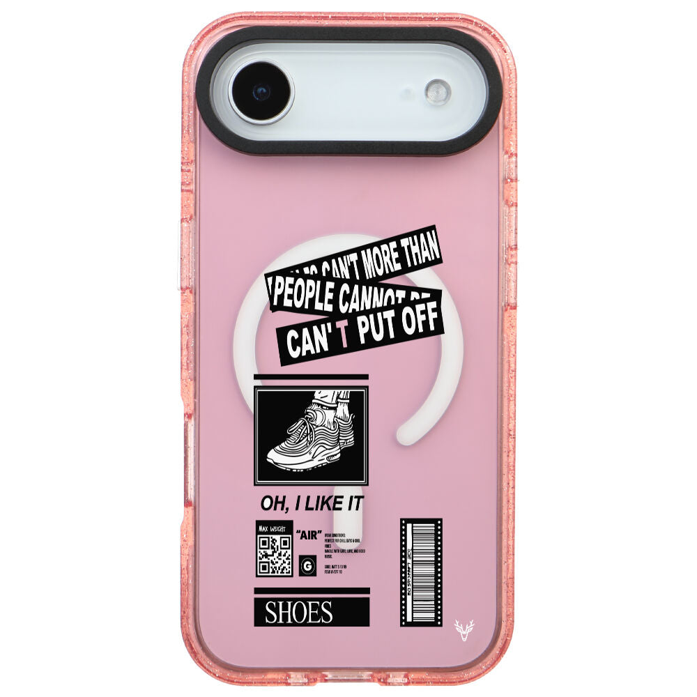 MagsafeliArtycaseSimliPembe