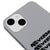 iPhone 14 Plus Nevermind Telefon Kılıfı - Renkli Silikon - Gri