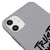 iPhone 11 Crazy Idea Telefon Kılıfı - Renkli Silikon - Gri