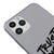 iPhone 11 Pro Crazy Idea Telefon Kılıfı - Renkli Silikon - Gri