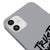 iPhone 12 Mini Crazy Idea Telefon Kılıfı - Renkli Silikon - Gri