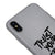 iPhone X Crazy Idea Telefon Kılıfı - Renkli Silikon - Gri