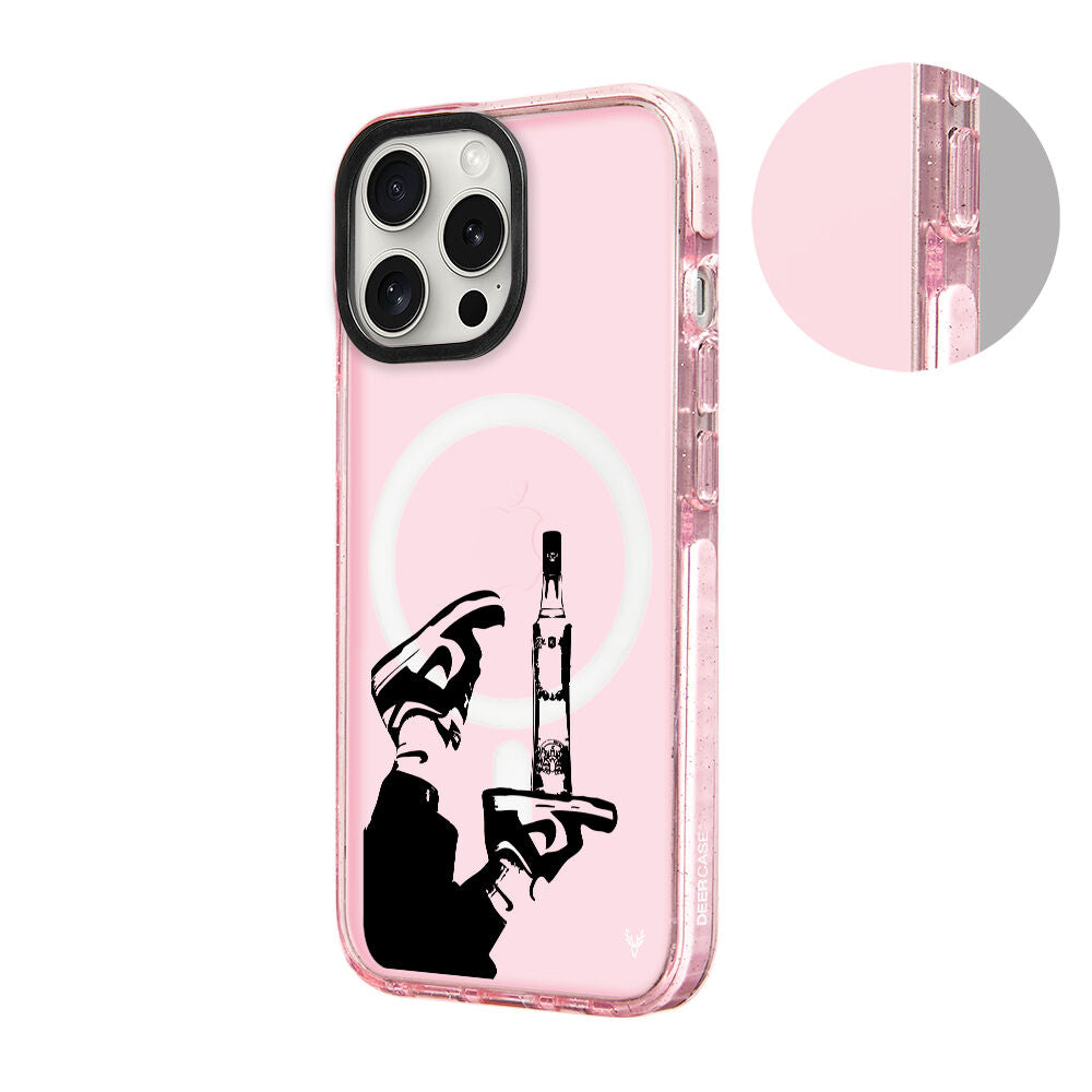 MagsafeliArtycaseSimliPembe