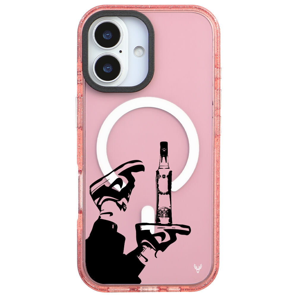 MagsafeliArtycaseSimliPembe