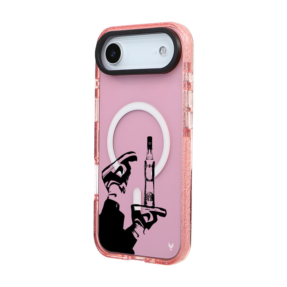 MagsafeliArtycaseSimliPembe